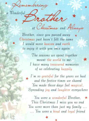 Picture of LOVING MEMORY - BROTHER